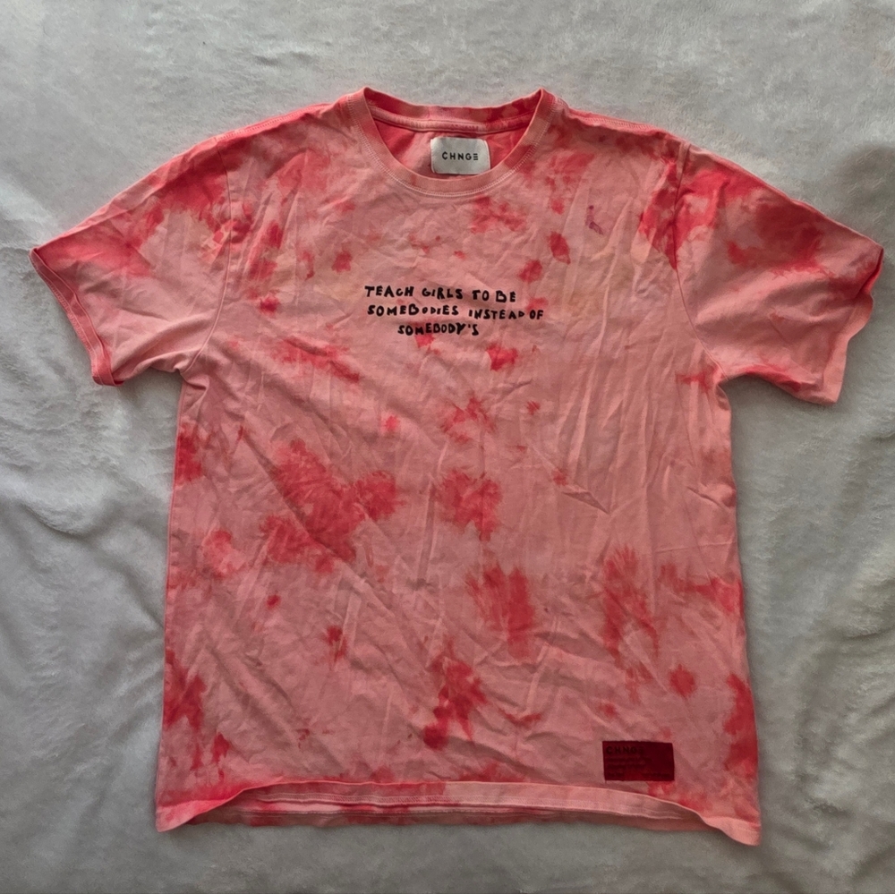 Pink Tie-Dye CHNGE Shirt